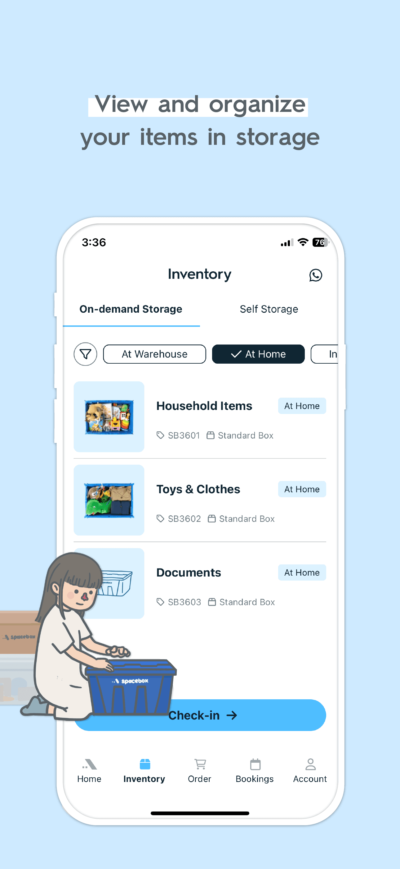اپلیکشن Spacebox